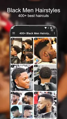 400+ Black Men Hairstyles android App screenshot 0