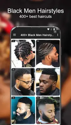 400+ Black Men Hairstyles android App screenshot 2